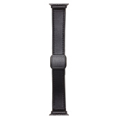 Ремешок - ApW38 Square buckle Apple Watch 38/40/41 mm экокожа (black)