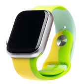 Ремешок - ApW Apple Watch 42/44/45мм силикон (014) (multicolor)