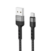Кабель USB - micro USB Borofone BX34 Advantage  100см 2,4A  (black)