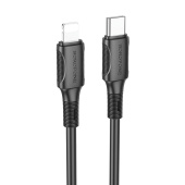 Кабель Type-C - Apple lightning Borofone BX80 PD 20W 100см 3A  (black)