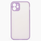 Чехол-накладка - PC041 для "Apple iPhone 12" (light violet/white)