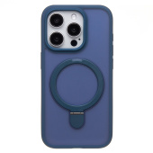 Чехол-накладка - SM088 SafeMag  для "Apple iPhone 15 Pro" (dark blue)