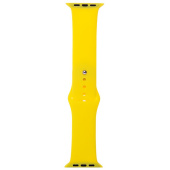 Ремешок - ApW Sport Band Apple Watch 42/44/45/49 mm силикон на кнопке (L) (yellow)