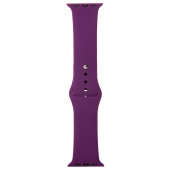 Ремешок - ApW Sport Band Apple Watch 38/40/41мм силикон на кнопке (L) (purple)