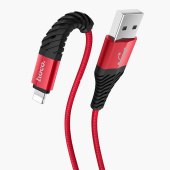 Кабель USB - Apple lightning Hoco X38 Cool Charging  100см 2,4A  (red)