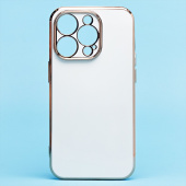 Чехол-накладка - SC301 для "Apple iPhone 14 Pro" (white)