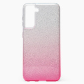 Чехол-накладка - SC097 Gradient для "Samsung SM-G991 Galaxy S21" (pink/silver)