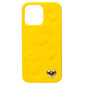 Чехол-накладка - SC319 для "Apple iPhone 14 Pro Max" (yellow) (215459)