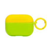 Чехол - PCP02 для кейса "Apple AirPods Pro" (green/yellow) (001)