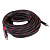 Кабель HDMI - HDMI - ver.1.4  1 000см   (black/red)