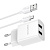 Адаптер Сетевой с кабелем Borofone BA53A Powerway 2USB 2,1A/10W (USB/Micro USB) (white)