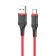 Кабель USB - Type-C Borofone BX67  100см 3A  (red)