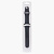 Ремешок - ApW Sport Band Apple Watch 42/44/45мм силикон на кнопке (S) (dark grey)