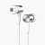 Проводные наушники с микрофоном внутриканальные Hoco M54 Pure music Jack 3,5  (white)