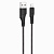 Кабель USB - Apple lightning Hoco X58 Airy silicone  100см 2,4A  (black)