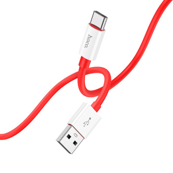 Кабель USB - Type-C Hoco X87 Magic  100см 3A  (red)
