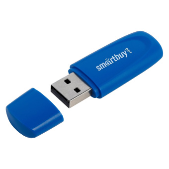 Флэш накопитель USB  4 Гб Smart Buy Scout (blue)