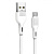 Кабель USB - micro USB SKYDOLPHIN S03V  100см 3A  (white)