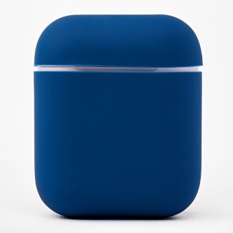 Чехол - Soft touch для кейса "Apple AirPods" (blue)