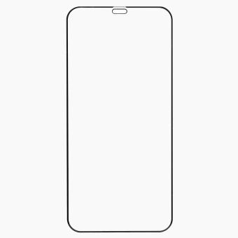 Защитное стекло Full Screen RockBox 2,5D для "Apple iPhone 12/iPhone 12 Pro" (5) (black) (black)