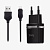 Адаптер Сетевой с кабелем Hoco C12 2USB 2,4A/10W (USB/Lightning) (black)