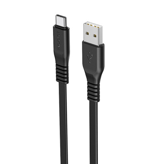 Кабель USB - Type-C Borofone BX23 Wide  100см 3A  (black)