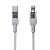 Кабель Type-C - Apple lightning Hoco U129 Spirit PD 27W 120см 3A  (gray)