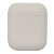 Чехол - Soft touch для кейса "Apple AirPods" (stone white)