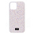 Чехол-накладка - PC071 POSH SHINE для "Apple iPhone 12/iPhone 12 Pro" россыпь кристаллов (white)