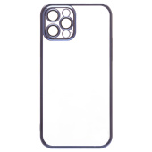 Чехол-накладка - PC073 с закрытой камерой для "Apple iPhone 12 Pro Max" (blue) (213783)