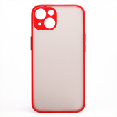 Чехол-накладка - PC041 для "Apple iPhone 13" (red/black)