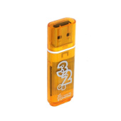 Флэш накопитель USB 32 Гб Smart Buy Glossy (orange)