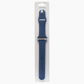 Ремешок - ApW Sport Band Apple Watch 42/44/45мм силикон на кнопке (L) (alaskan blue)