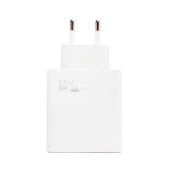 Адаптер Сетевой с кабелем ORG Xiaomi [BHR6035EU] USB 67W (USB/Type-C) (Класс A) (white)