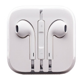 Проводные наушники с микрофоном вкладыши [Apple] EaePods MD827FE/A Jack 3,5 (Класс С) (white)