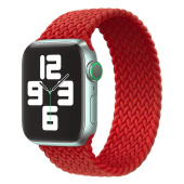 Ремешок - ApW14 Apple Watch 42/44/45мм текстиль (M) (red)